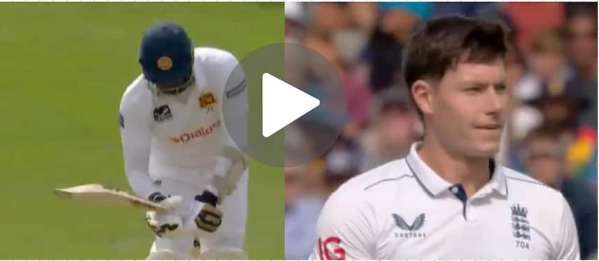 [Watch] Matthew Potts Cleans Up Angelo Mathews With Dream Delivery In Lord's Test